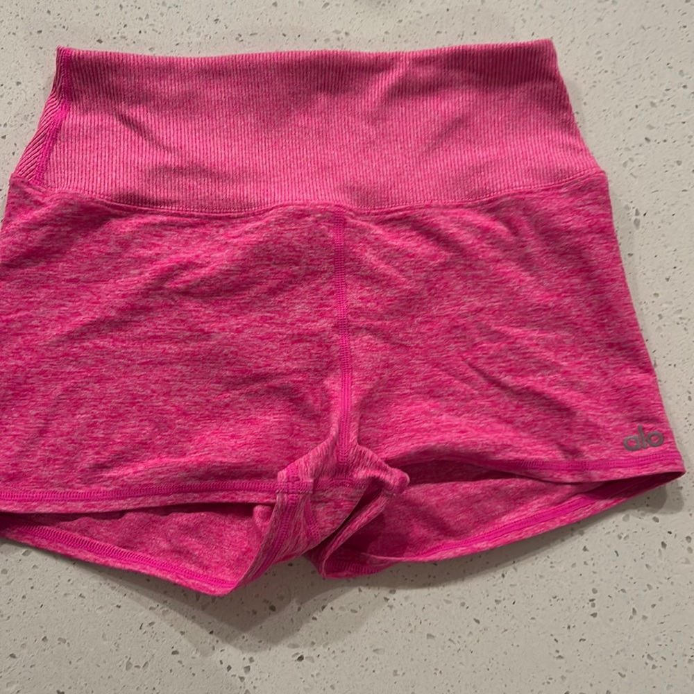 Alo Yoga Alosoft Pink Shorts